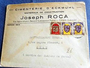 Oran enveloppes pub 484